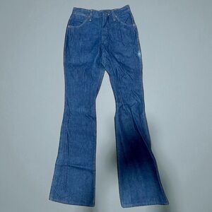 Vintage Sanforized Deadstock Maverick High Rise Bell Bottom Flare Jeans